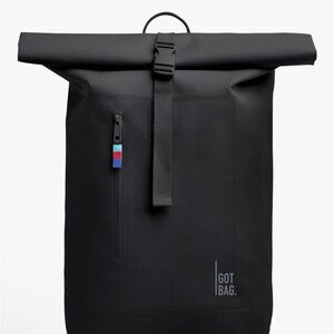 GOT BAG Black Rolltop Backpack
